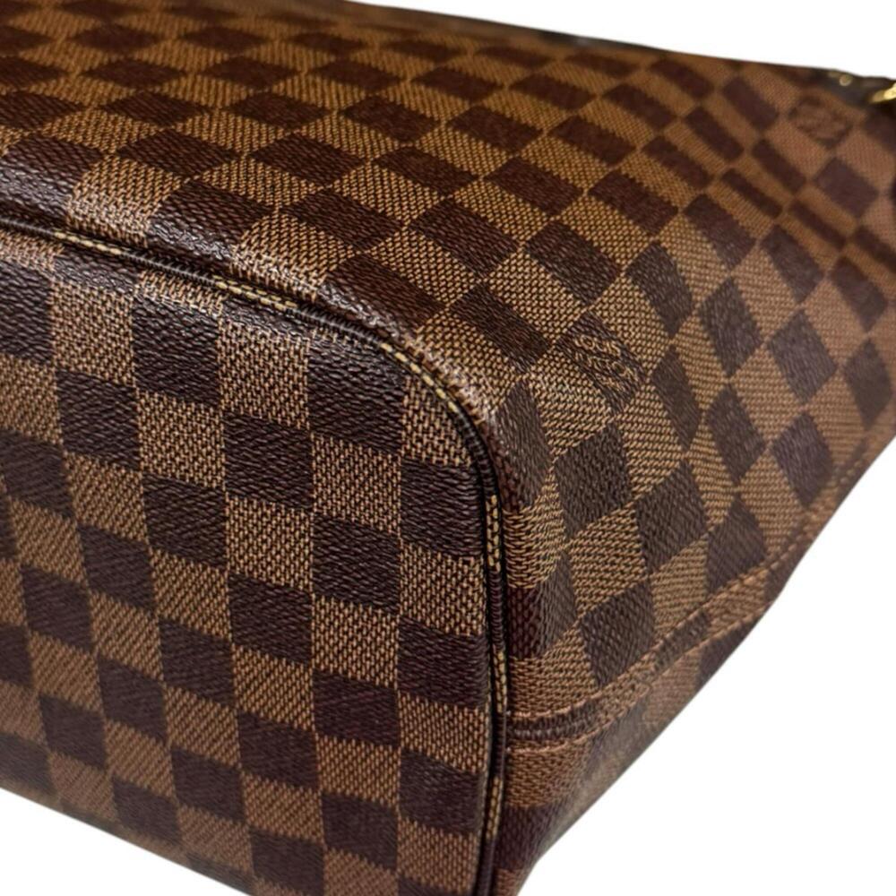 LOUIS VUITTON Brown Damier Canvas Neverfull MM Tote Bag - Picture 7 of 10